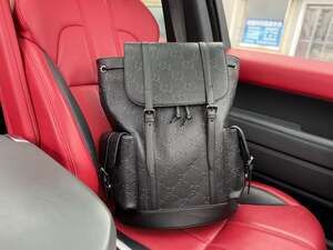 Gucci GG Embossed Leather Backpack Black